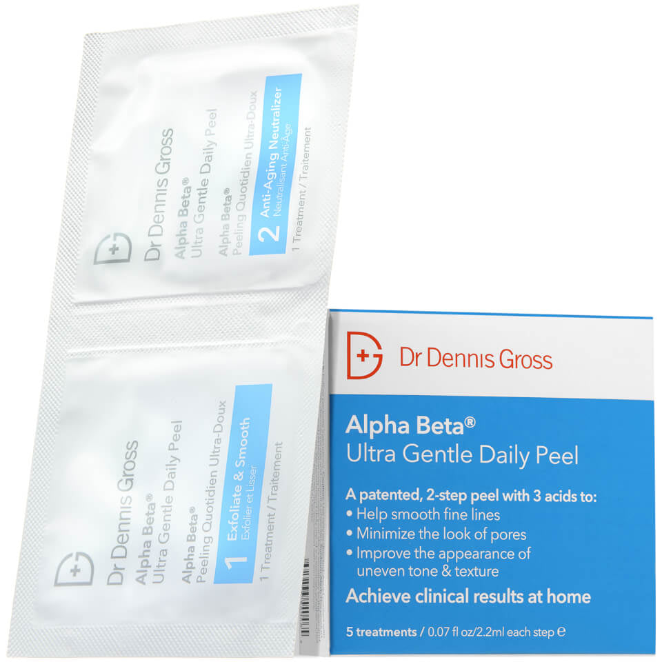 Dr Dennis Gross Alpha Beta Ultra Gentle 2-Step Daily Peel - 5 Treatments