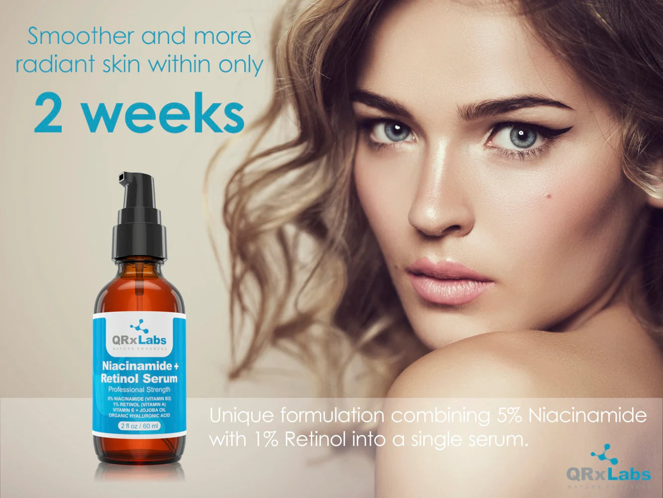 QRxLabs 5% Niacinamide + Retinol Serum