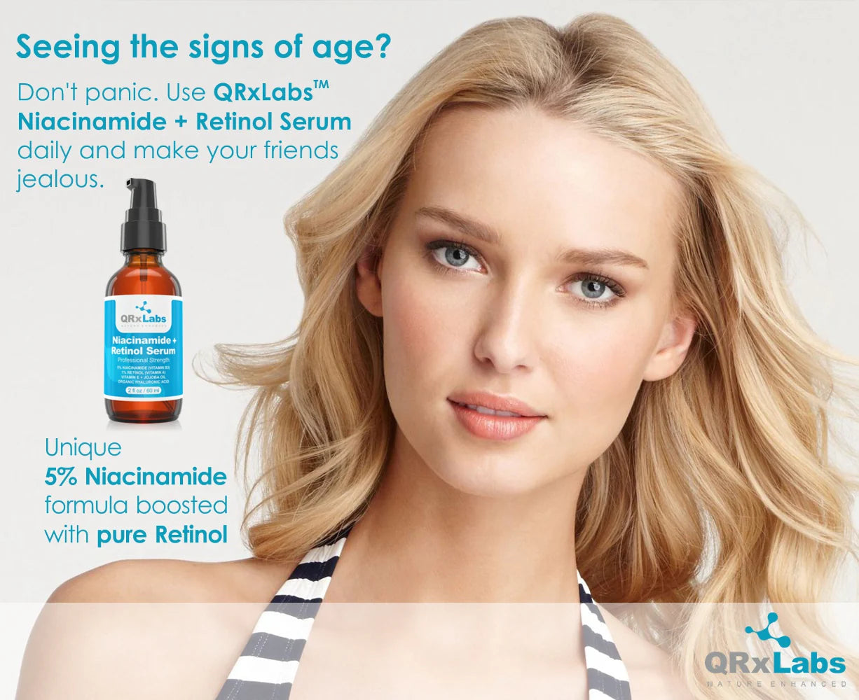 QRxLabs 5% Niacinamide + Retinol Serum