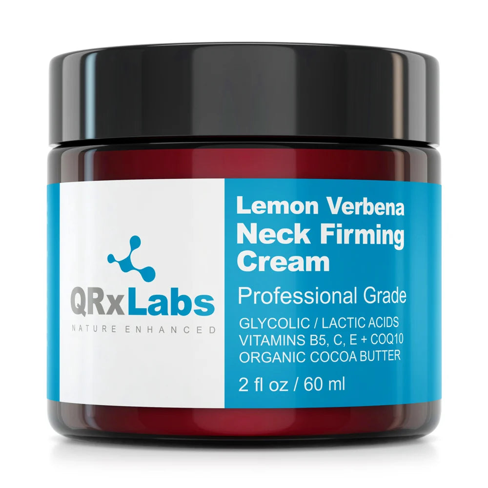 QRxLabs Lemon Verbena Neck Firming Cream