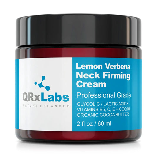 QRxLabs Lemon Verbena Neck Firming Cream