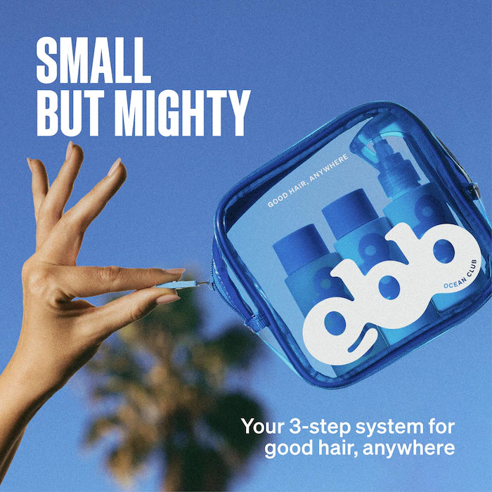 Ebb Ocean Club Mini Instant Slip & Shine Hydrating Hair Set
