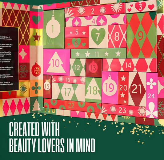 W7 Beauty Blast Advent Calendar 2024 Individually Boxed Makeup & Cosmetic Surprises For Christmas
