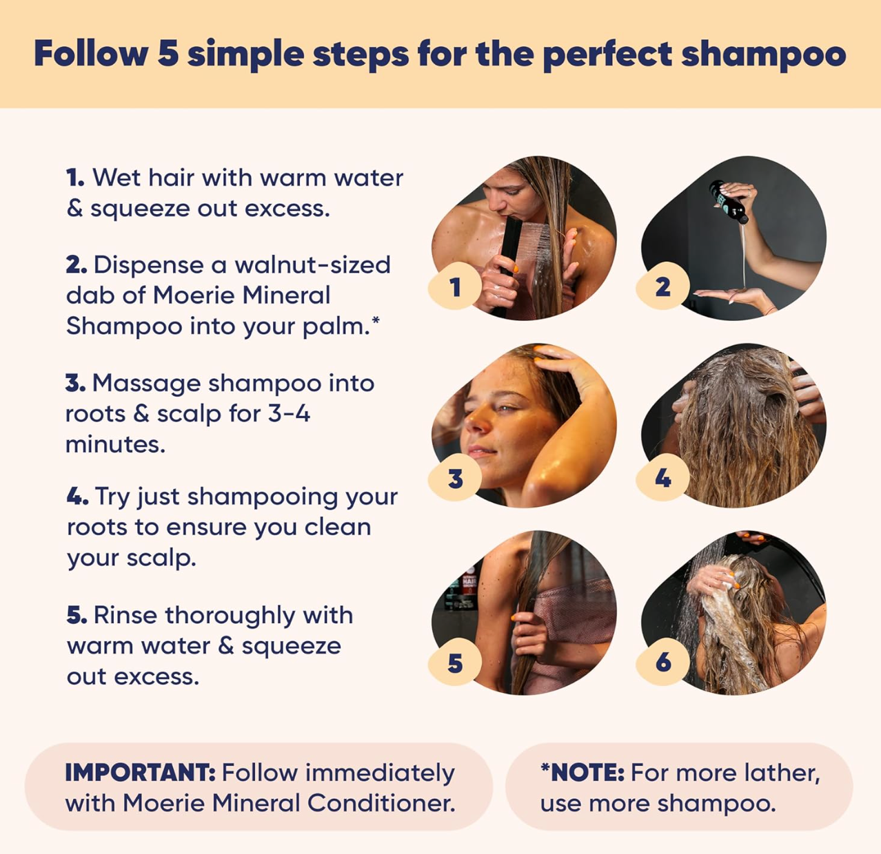 Moerie Volumizing Shampoo and Conditioner for Hair Loss